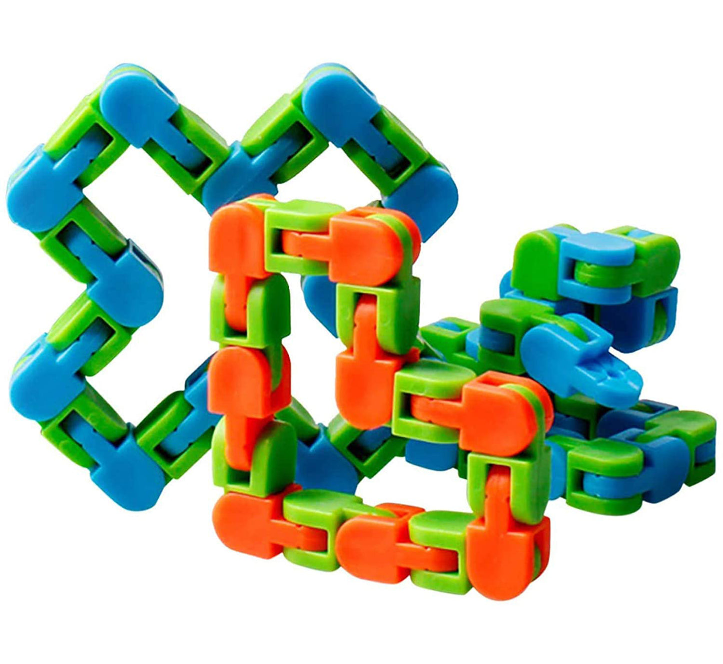 24 Link Wacky Track Snake Puzzle Fidget Toy for Stress Relief and Focus