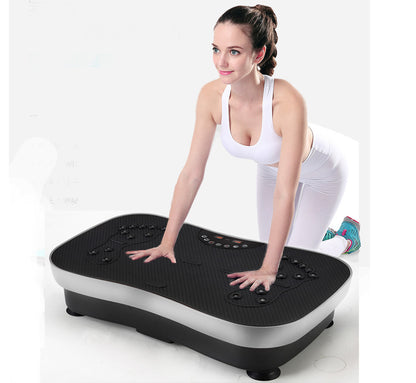 Whole Body Vibration Plate Fitness Machine Ultra Slim White