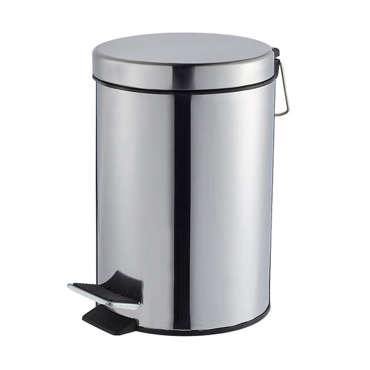 5L Stainless Steel Pedal Garbage Rubbish Bin