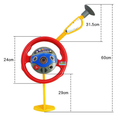 Interactive Musical Steering Wheel Toy for Kids