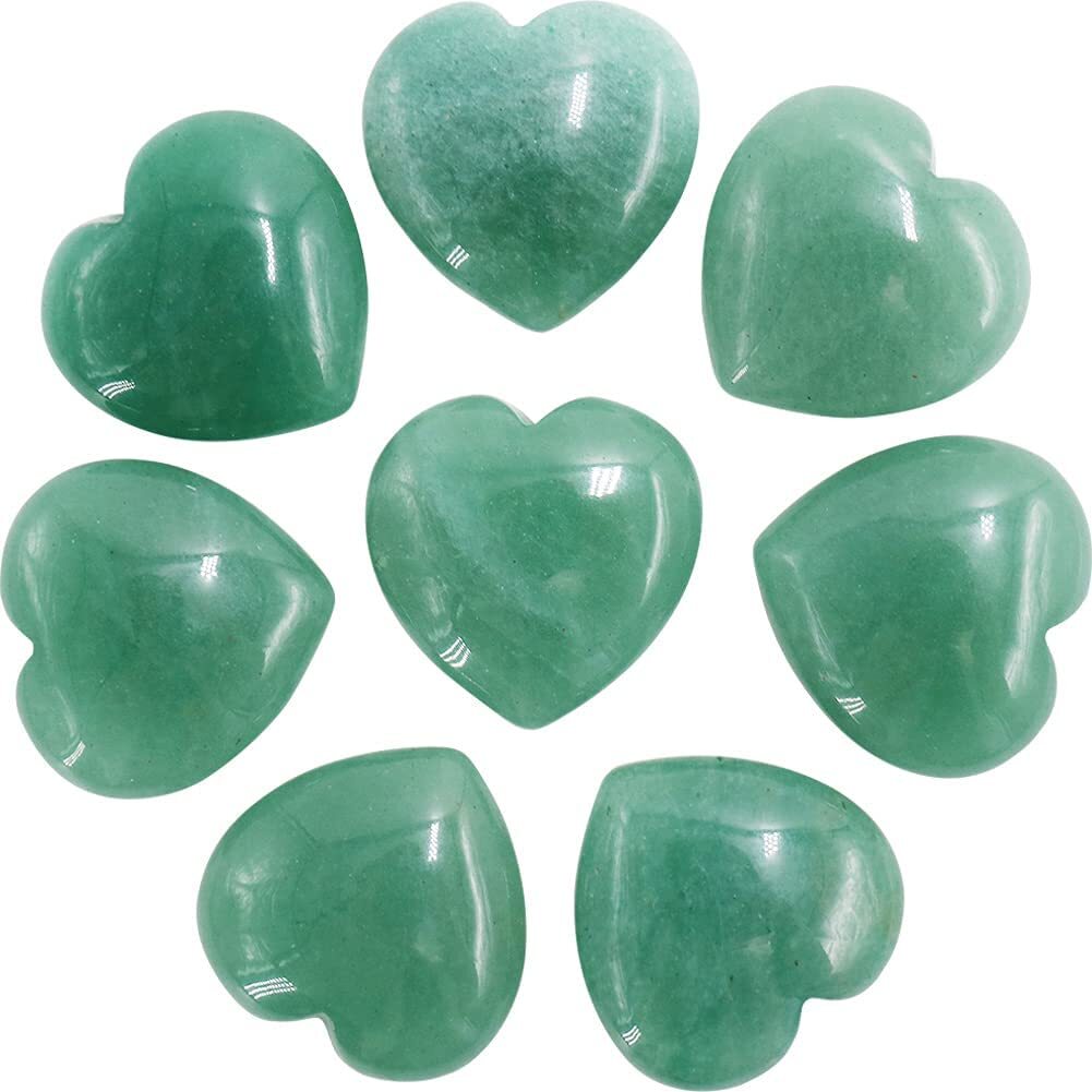 Natural Green Aventurine Heart Healing Crystal Gemstone