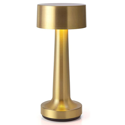 Cordless Touch Sensor LED Table Lamp Gold Night Light