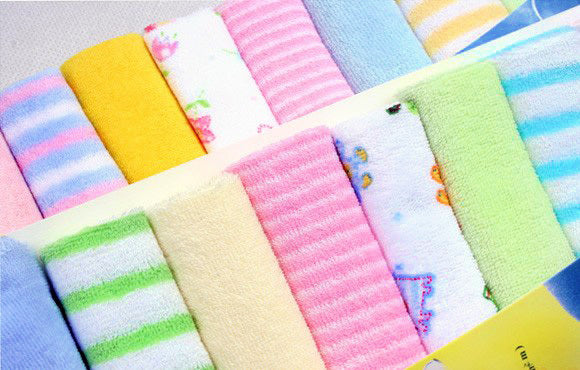 8 Pack Soft Baby Face Washers Hand Towels Gentle for Sensitive Skin