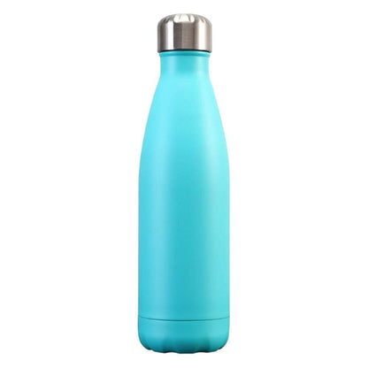 Insulated Stainless Steel Sports Water Bottle Thermal Flask Aqua