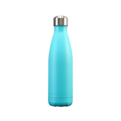 Insulated Stainless Steel Sports Water Bottle Thermal Flask Aqua