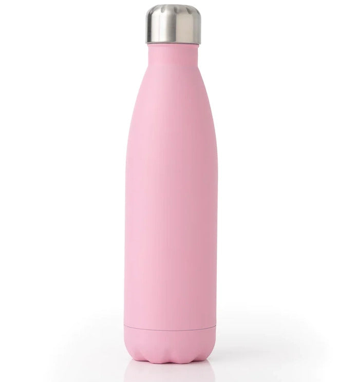 750ml Stainless Steel Vacuum Insulated Sports Water Bottle Thermal Flask Pink