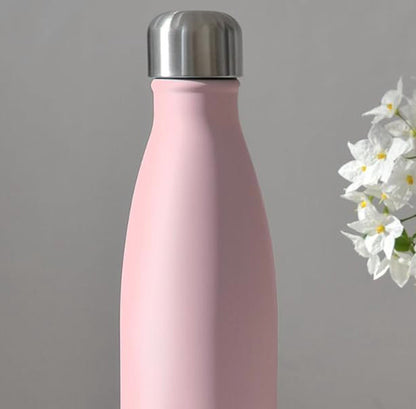 750ml Stainless Steel Vacuum Insulated Sports Water Bottle Thermal Flask Pink