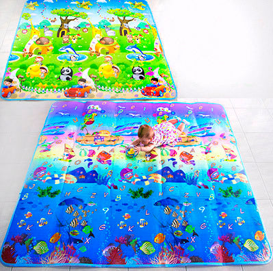 2m Double Sided Ocean Alphabet Animal Fun Play Mat for Kids and Babies