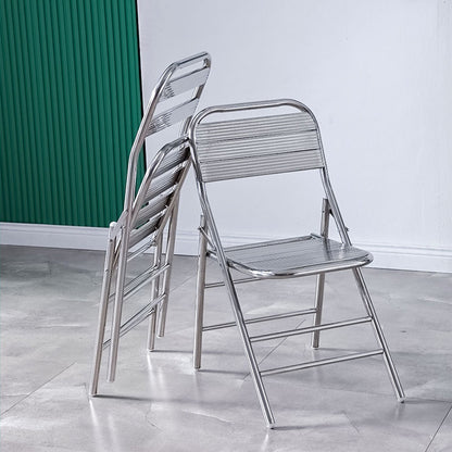 Set of 2 Premium 304 Stainless Steel Folding Chairs