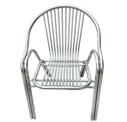 Set of 2 Premium Full 304 Stainless Steel Chairs