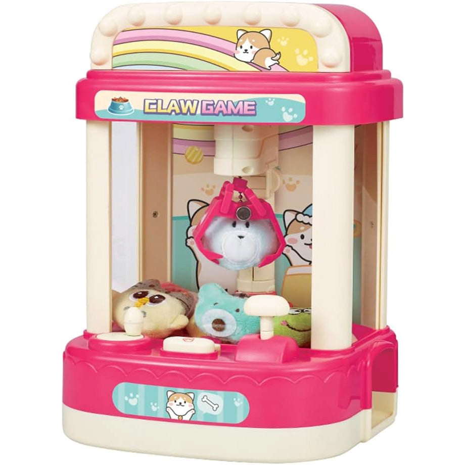 Arcade Game Toy Claw Machine for Kids Fun Pink