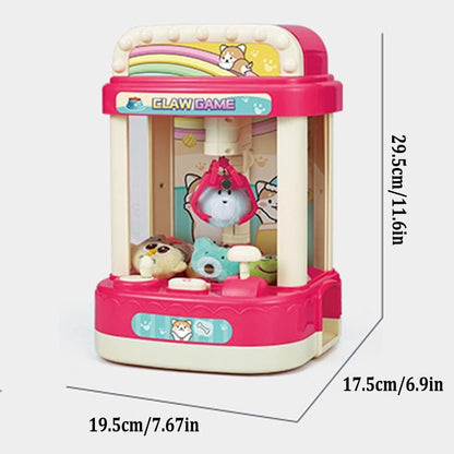 Arcade Game Toy Claw Machine for Kids Fun Pink