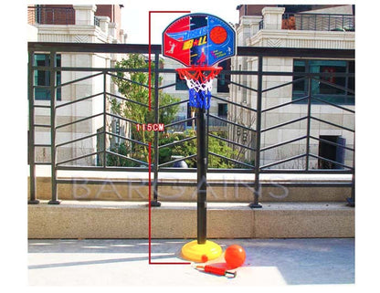 Kids Basketball Hoop Adjustable Height Indoor Outdoor Play Set