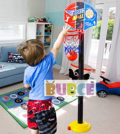 Kids Basketball Hoop Adjustable Height Indoor Outdoor Play Set