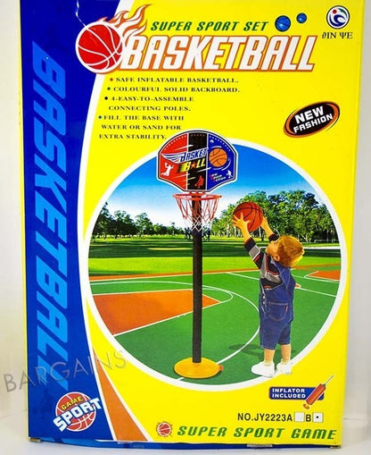 Kids Basketball Hoop Adjustable Height Indoor Outdoor Play Set