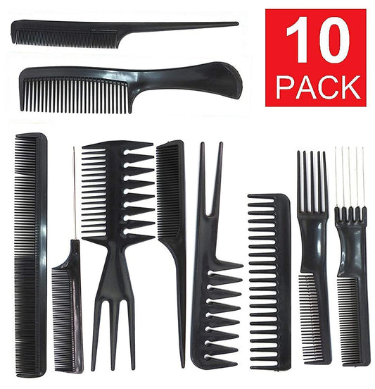 Professional Hair Styling Comb Set for All Hair Types