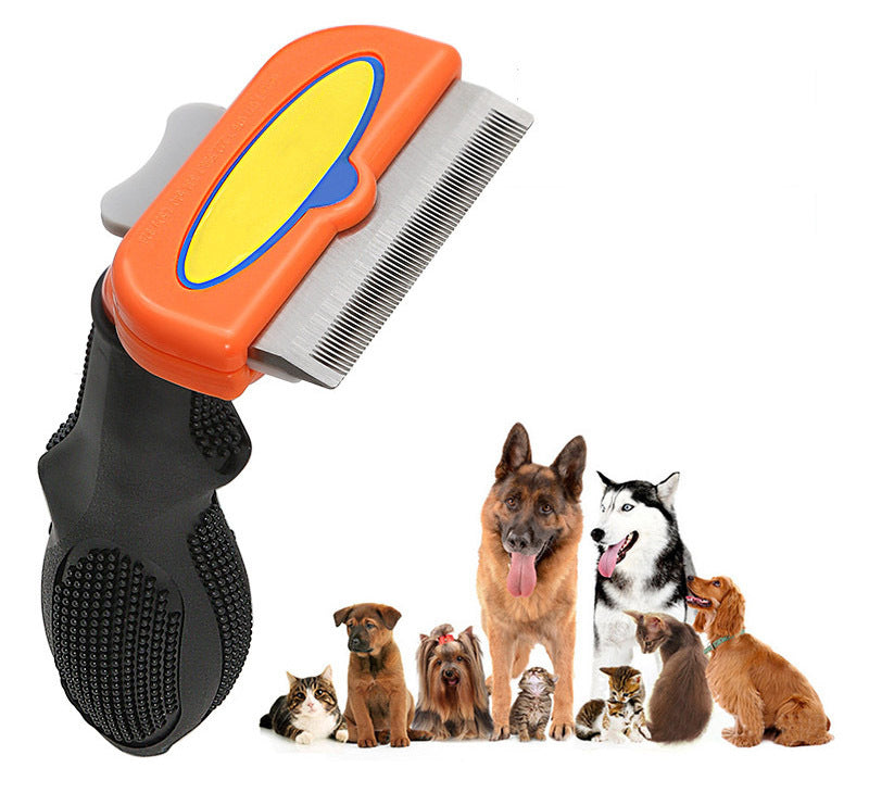 Long Hair Dog Deshedding Tool Fur Eliminator Best for Shedding Control