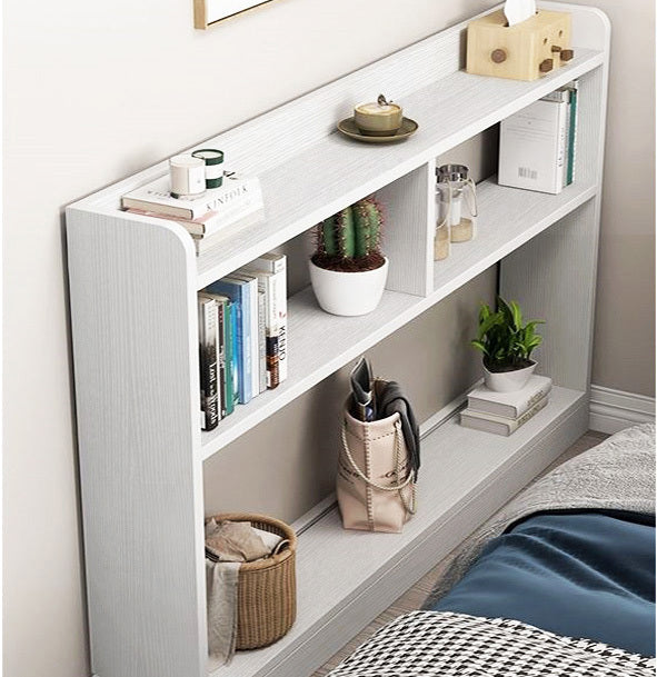 Tall Narrow Bedside Console Table Elegant White