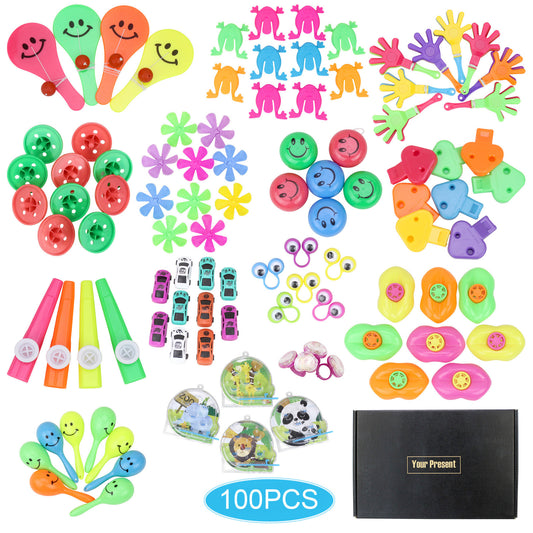 100PCS Party Favors Toys Assortment for Kids Birthday Goody Bags