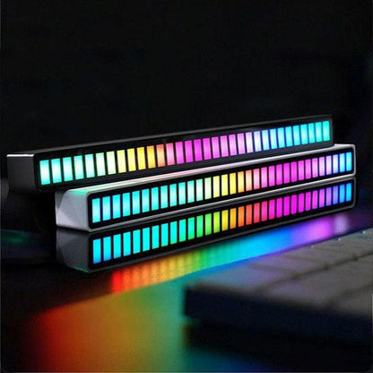 Music Rhythm Sync LED Light Bar with Sound Control and RGB Dancing Effects