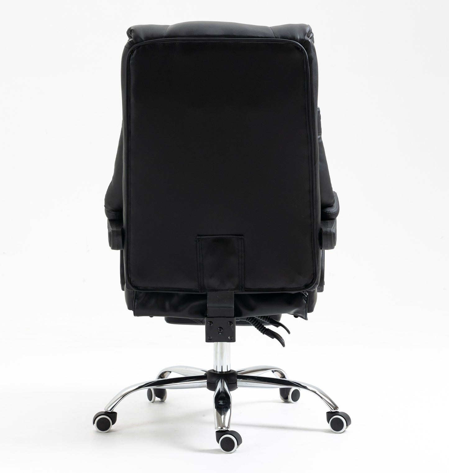 Luxury Executive Reclining Office Chair with Foot Rest Black