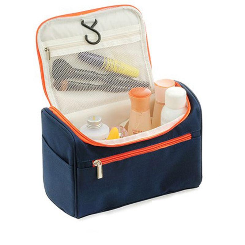 Travel Essential Hanging Toiletry Bag for Organized Storage Navy