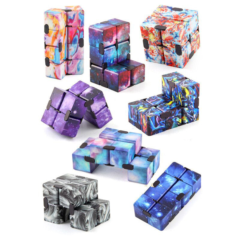 Infinity Cube Magic Puzzle Stress Relief Fidget Toy for Anxiety and Focus