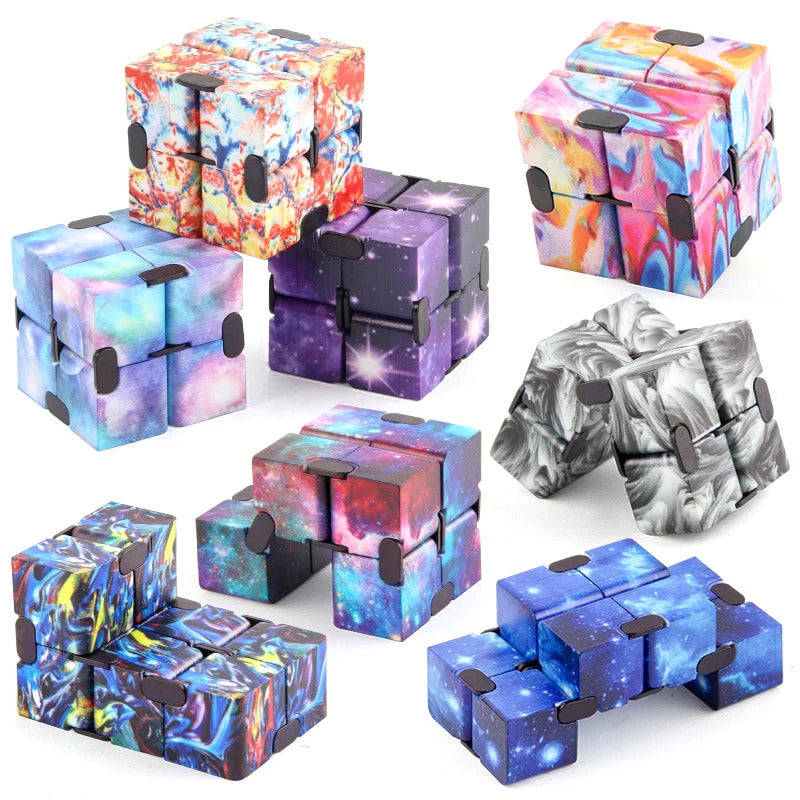 Infinity Cube Magic Puzzle Stress Relief Fidget Toy for Anxiety and Focus