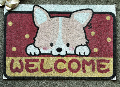 60 x 90 Super Absorbent Non-Slip Bath Mat Cute Dog Design