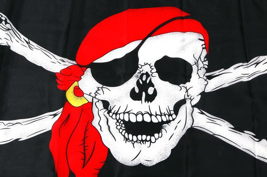 90cm Large Jolly Roger Pirate Flag for Halloween Decor