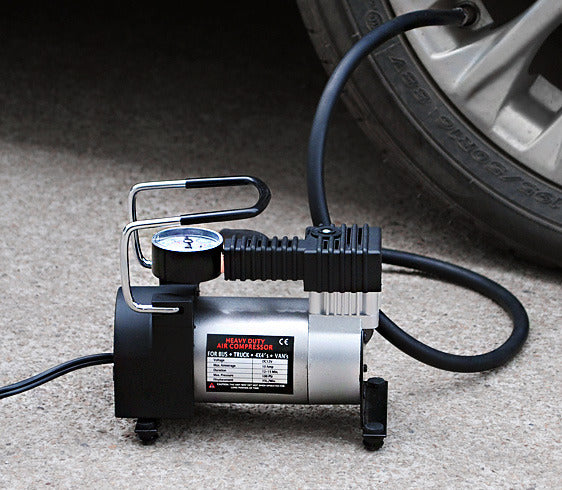 High-Performance 12V Portable Car Air Compressor for Fast Tire Inflation