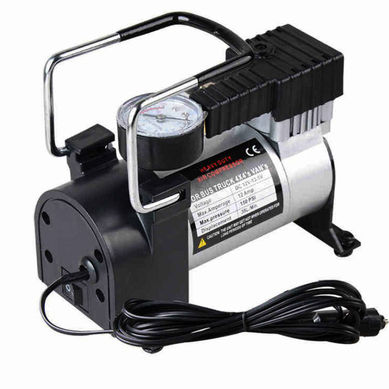 High-Performance 12V Portable Car Air Compressor for Fast Tire Inflation