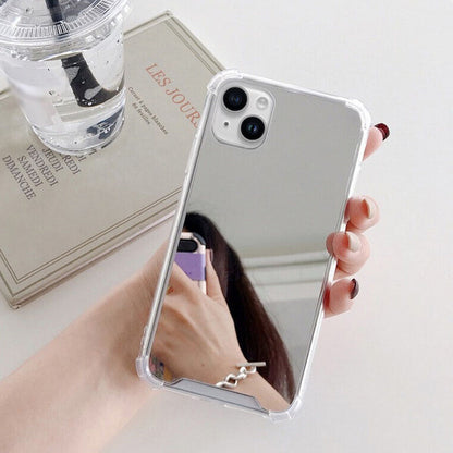 Clear Mirror Case for iPhone 14 Plus Protective and Stylish