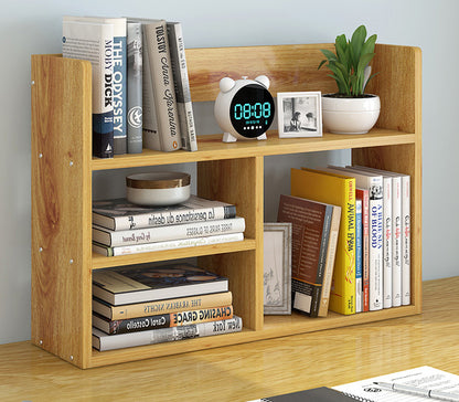 Oak Desk Hutch Storage Shelf Unit Organizer for Home Office