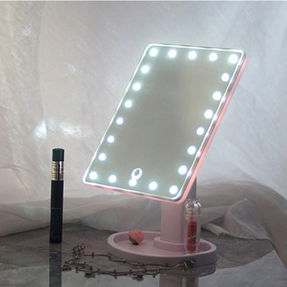 22 LED Makeup Mirror with 360 Degree Rotation for Perfect Lighting