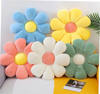 Decorative Flower Petal Shaped Plush Throw Pillow Seat Cushion for Home Decor