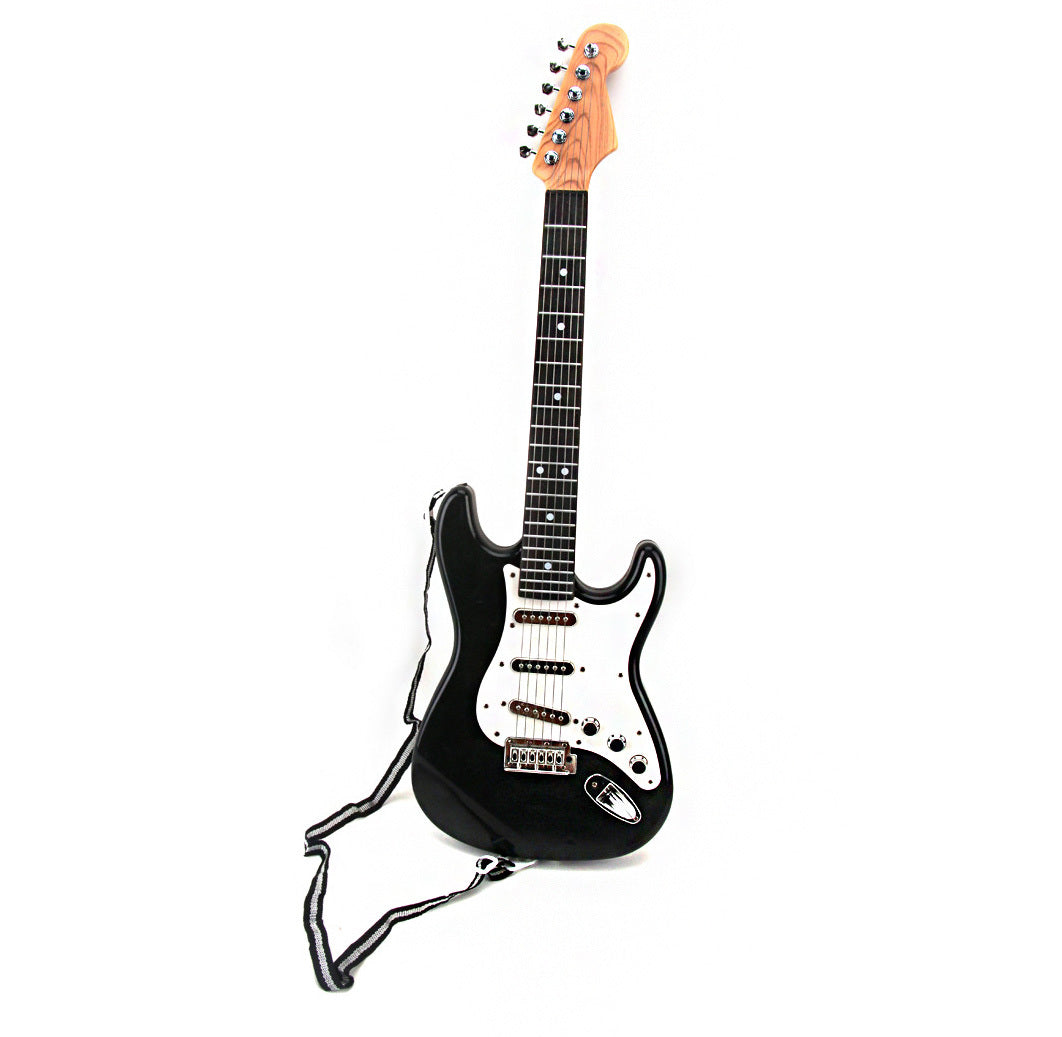 Kids Electric Guitar Toy Best Musical Instrument for Beginners Black