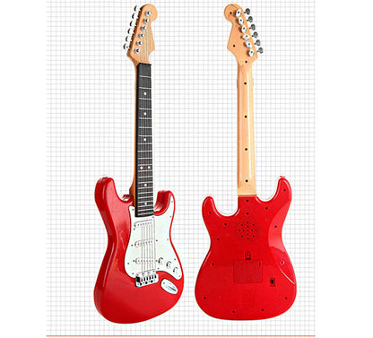 Kids Electric Guitar Toy Best Musical Instrument for Children Red