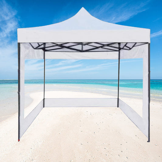 3m x 3m Gazebo Side Walls Opaque White