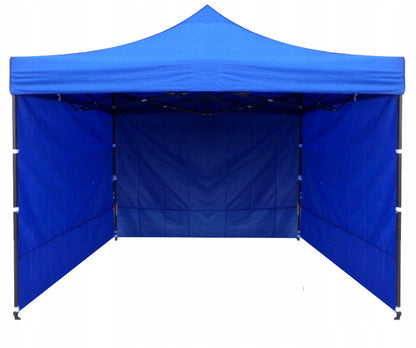 3m x 3m Gazebo Side Walls for Outdoor Events Blue