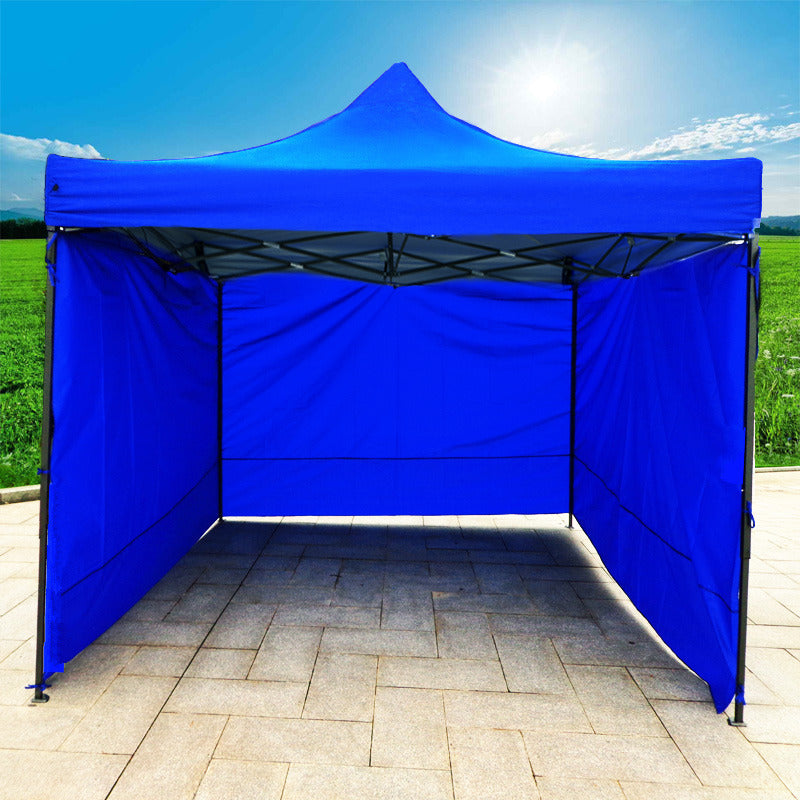 3m x 3m Gazebo Side Walls for Outdoor Events Blue