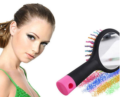 Best Detangling Hair Brush with Mirror for Smooth and Shiny Hair