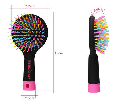 Best Detangling Hair Brush with Mirror for Smooth and Shiny Hair