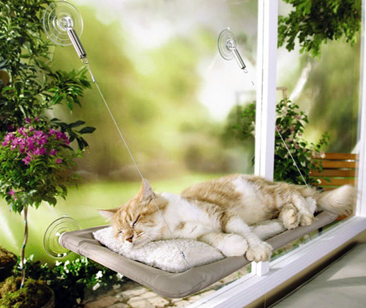 Sunny Seat Window Mounted Cat Hammock for Ultimate Pet Comfort