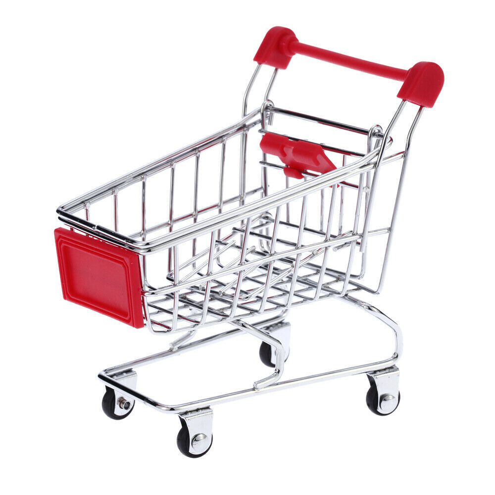 Mini Shopping Cart Supermarket Trolley Toy for Kids Shopping Play