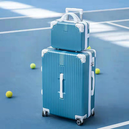 2-Piece Cabin Carry-On Luggage Set Sky Blue