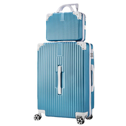 2-Piece Cabin Carry-On Luggage Set Sky Blue