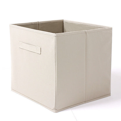 Collapsible Storage Cube Organizer for Home and Office Beige