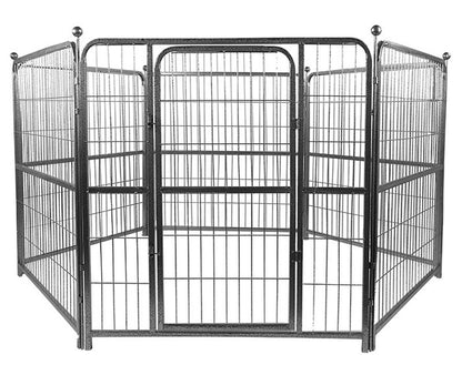 Premium 50x60 Heavy Duty Metal Dog Playpen Exercise Fence Cage for Pets