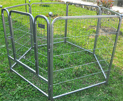 Premium 50x60 Heavy Duty Metal Dog Playpen Exercise Fence Cage for Pets